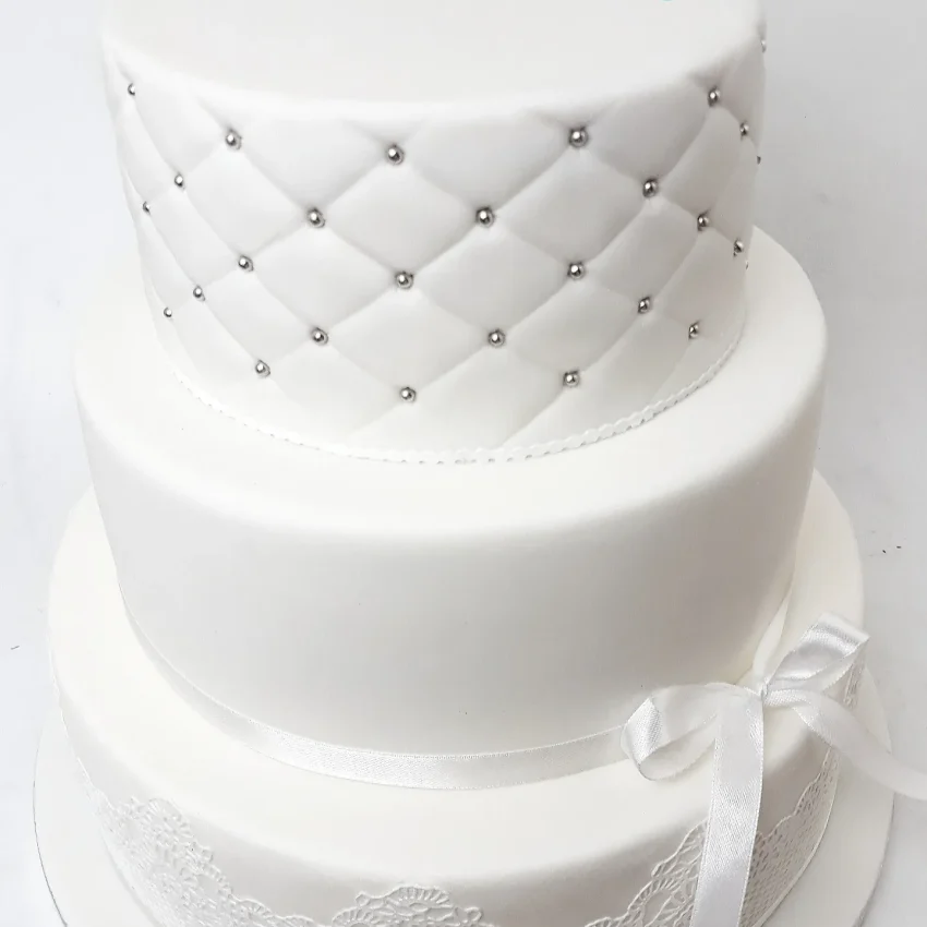 Tort Ślubny biały